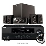 Yamaha RXV565BL Receiver, YDS11SL Dock & Klipsch HDT300 Speaker System (Bundle)