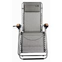 Travelchair Lounge Lizard Outdoor Chair, Salt and Pepper