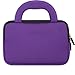 Evecase UltraPortable Handle Carrying Neoprene Sleeve Case Bag Compatible with Fuhu Nabi Jr. / nabi Jr. S - Kids Tablet / nabi Jr. nick Jr. Edition Tablet 5 inch Android Kids Tablet - Purple