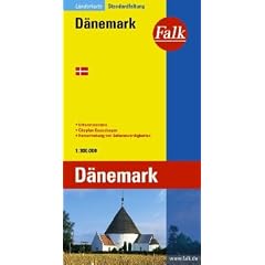 Falk L�nderkarte D�nemark 1:300 000