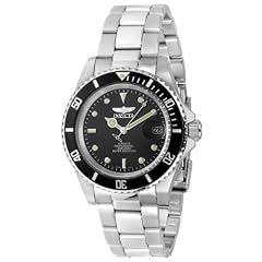 Invicta Herren-Armbanduhr Analog Edelstahl Automatik silber 8926