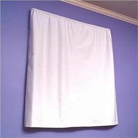 Redmon Nighttime Nursery Blackout Drapery Liner, White by Redmon
