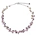 Pearl and amethyst strand necklace, 'Tropical Elite' - Amethyst and Peridot Necklace Handmade in Thailand