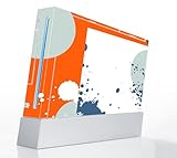 Abstract Splash Decorative Protector Skin Decal Sticker for Nintendo Wii Co ....