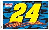 Jeff Gordon #24 Premium 3X5 2-Sided Number & Signature Flag Nothing Say's *DIE HARD FAN LIKE A FLAG* GET A FREE GIFT WITH PURCHASE**PURCHASE FROM DK HUSKY RACING ON OR BEFORE 12-17-2008 AND GUARANTEED DELIVERY ON OR BEFORE CHRISTMAS EVE TO ANY LOWER 48 US ONLY**