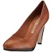 Buffalo 9629X-442 Damen Plateau Pump Glattleder hazel, braun