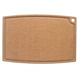 Epicurean Cutting Surfaces 27-by-18 inch Chef Cutting Board with Juice Groove, Natural