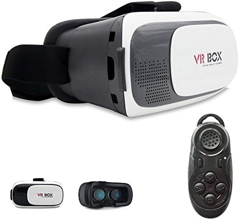 Navplus VR BOX 3D VR Virtual Reality Headset 3D Video Movie Game Glasses Adjust Cardboard VR BOX for 4.7~6.0" Smartphones iPhone 6/6 plus Samsung Galaxy IOS Android Cellphones