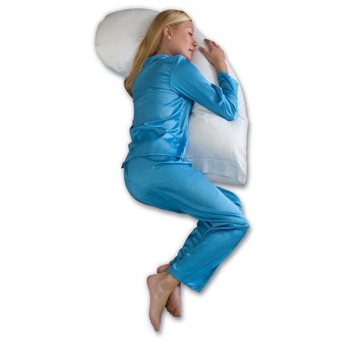 Snoozer Dream Weaver Upper Body Pillow, Premium Cluster Fiber