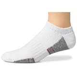 Hanes Classics Men's 4 pack comfort stretch no show, white, 6-12