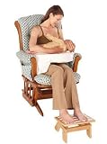 My Brest Friend Adjustable Nursing Stool, Wood