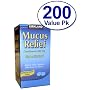 Kirkland Signature Mucus Relief Chest Guaifenesin 400 mg Expectorant - 200 Immediate Release Tablets