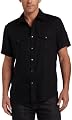 Calvin Klein Men's Solid Linen Short-Sleeve Woven Shirt