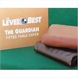 Guardian Modern Pool Table Cover Size and Color: 7' and Black Leatherette