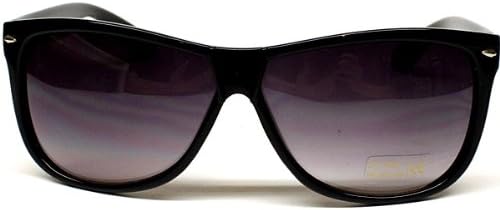 Vintage Retro Style Nerd 80s Classic Sunglasses (black, UV400)