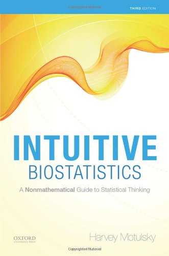 Intuitive Biostatistics: A Nonmathematical Guide to Statistical Thinking, 3rd edition