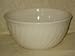 Large Vintage Fire King White Swirl Mixing Batter Bowl - 6 x 5 1/2 Inches