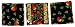 April Cornell Apple Black Pot Holders Set of 3