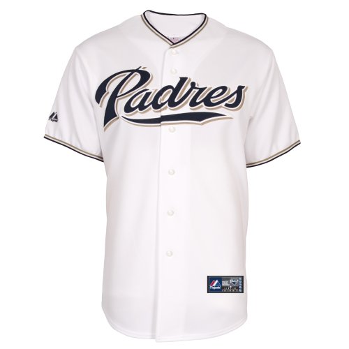 MLB San Diego Padres Replica Home Jersey,White (Medium)