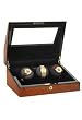 The Siena 3 Burlwood - Watch Winder for Three Watches By Orbita The Siena 3 Burlwood - Watch Winder for Three Watches By Orbita