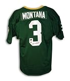 Joe Montana Autographed/Hand Signed Notre Dame Throwback Jersey