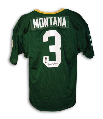 Joe Montana Autographed/Hand Signed Notre Dame Throwback Jersey