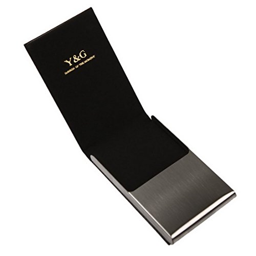 CC1017 Black Business Collection Accessories Fitted Store Best Store Card Holder Black Leather Card Case Teen Gift By Y&G