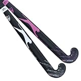 Slazenger N Pro 2 Composite Hockey Stick (36.5,Medium,Black/White)