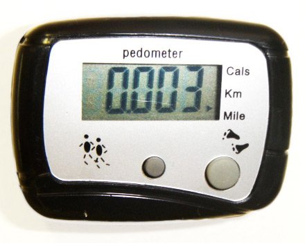 Podomètre calorimètre - 4,5x3,5x1,5 cm