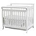 DaVinci Emily 2-in-1 Convertible Mini Crib and Twin Bed in White, Greenguard Gold Certified