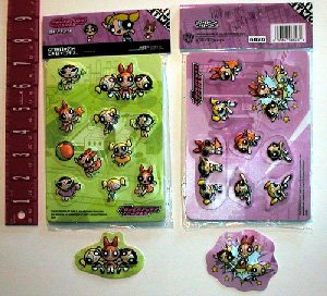  "The Powerpuff Girls" 3D Stickers licensed by The Cartoon Network