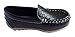 Femizee Toddler Boys Girls Loafers Shoes Casual Moccasin Slip On Dress Wedding Shoes for Kids,Black,1301 CN 27