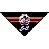 New York Mets Dog Pet Scarf 22" MD/LG