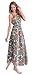Dilanni Women Summer Print Beach Dress Plus Size Long Casual Bohemian Dresses