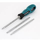 uxcell スクリュードライバー　ねじ回し　滑り止めハンドル　2ウェースロット　3個