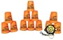 Speed   Stacks New Stackit Set avec des tasses de concurrence et Stackit minuterie (Neon Orange)