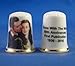 Porcelain China Collectable Thimble - Gone with the Wind 80th Anniversary -- Free Gift Box