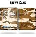 Protective Vinyl Skin Decal Cover for Apple iPad tablet e-reader 3G or Wi-Fi – Brown Camo