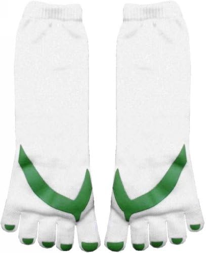Flip Flop Toe Socks Green New Gift Fun Unique Cute