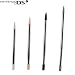 Dsi Retractable Metallic Touch Pen Set 4 Pack