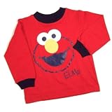 Sesame Street Elmo Long Sleeve Toddler Boys Shirt