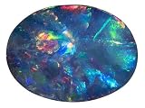 8X6MM OVAL BLACK OPAL DOUBLET