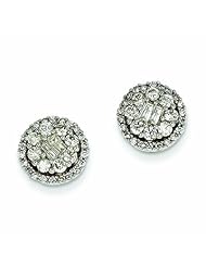 1.1 Carat 14K Gold Diamond Post Earrings
