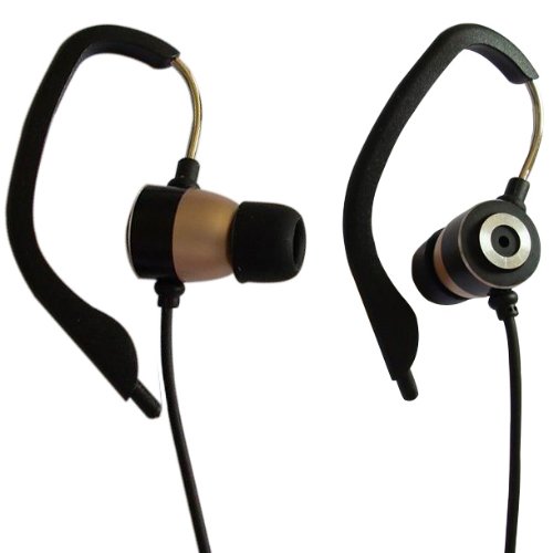 Hi Fidelity Gold Ear hook Earphones with 3 sizes Silicone Buds Great for iPods and all MP3 Players 41 V8gCG7dL Hi Fidelity Gold Ear hook Earphones with 3 sizes Silicone Buds Great for iPods and all MP3 Players