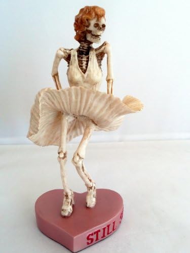 6.5" Inch Marilyn Monroe Grim Reaper Skeleton Skull Santa Muerte Holy Death Still Sexy