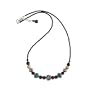 Multiple Stone and Sterling Silver Necklace