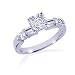 1.25 Ct Asscher Cut Diamond Engagement Ring VS2 EGL 14K