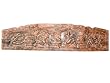 India Furniture Kamasutra Carving Wood Wall Panel / Headboard 72 Inch