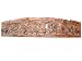 India Furniture Kamasutra Carving Wood Wall Panel / Headboard 72 Inch