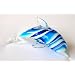 Multi-blue Layered Glass Dolphin - Nice Gift Idea! New